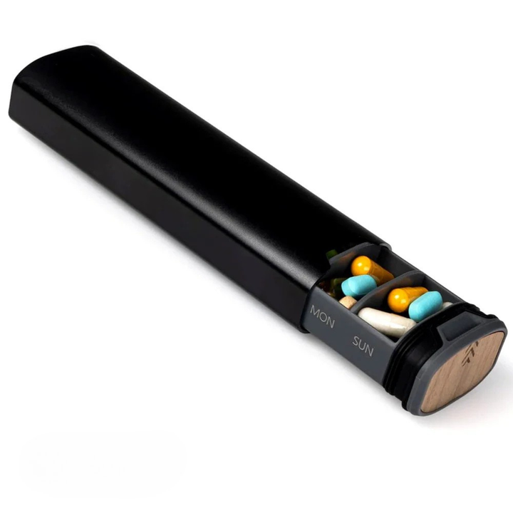 Auslaufsichere 7-Tage-Pillendose mit Schnappverschluss