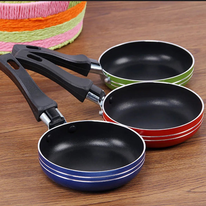 Skanto | Non-stick belagt mini stekepanne sett laget av rustfritt stål for sunn matlaging