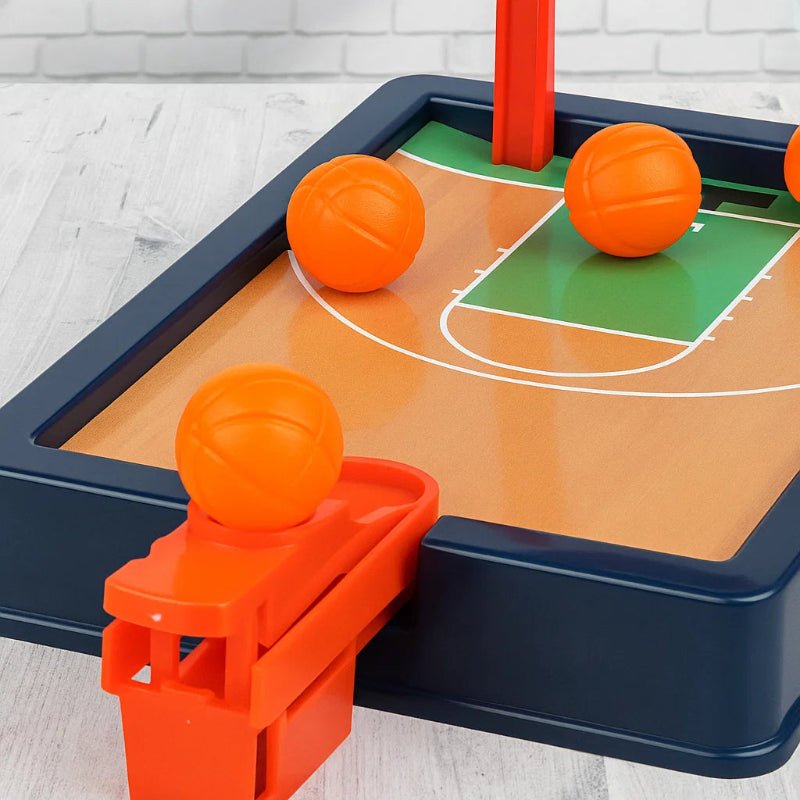 Skanto | Bærbart Mini Basketballspill for Skrivebord, Reiser og Familie Moro