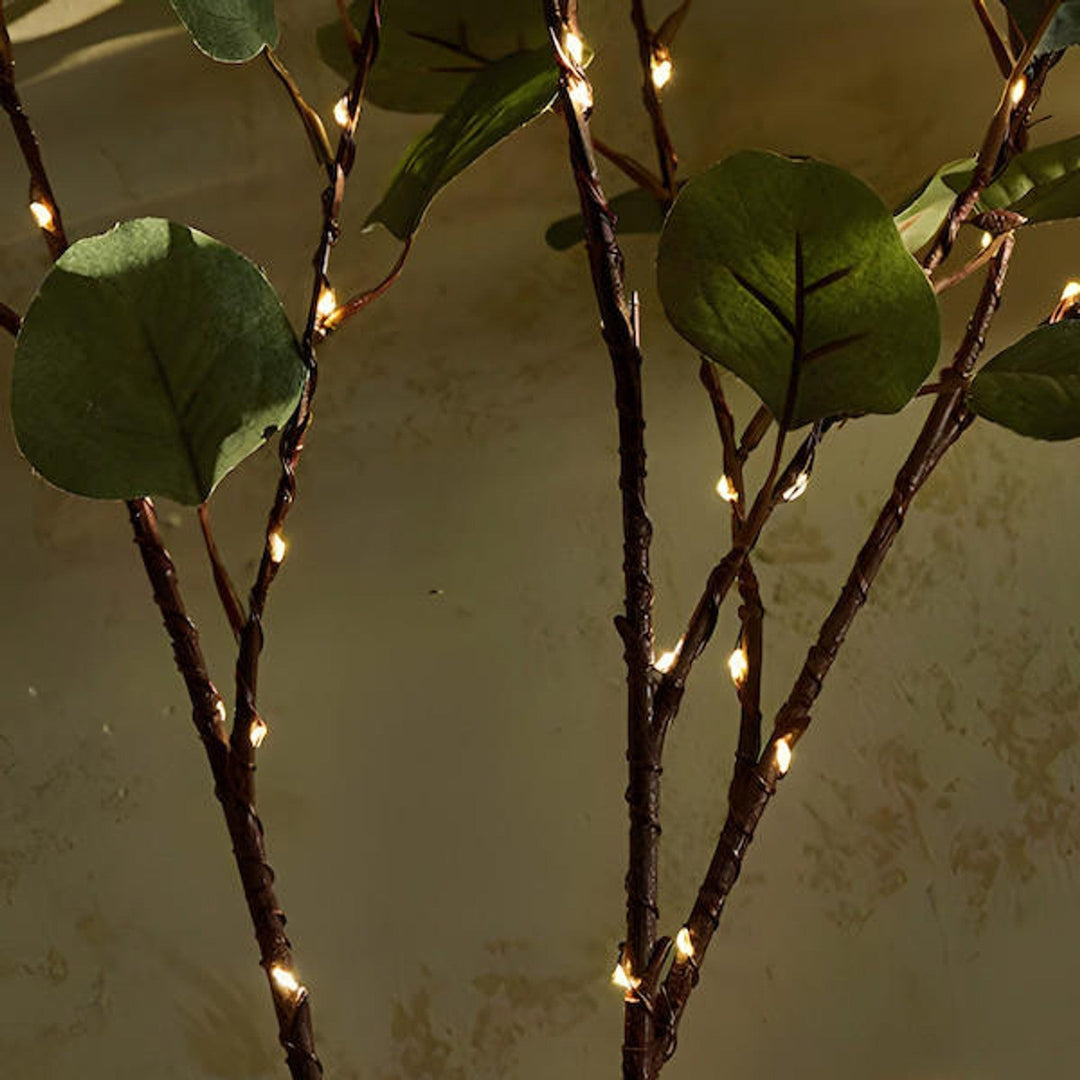 Skanto | LumiVista Magisk Olivengren Lyskede – 70cm Elegant LED Dekorasjon