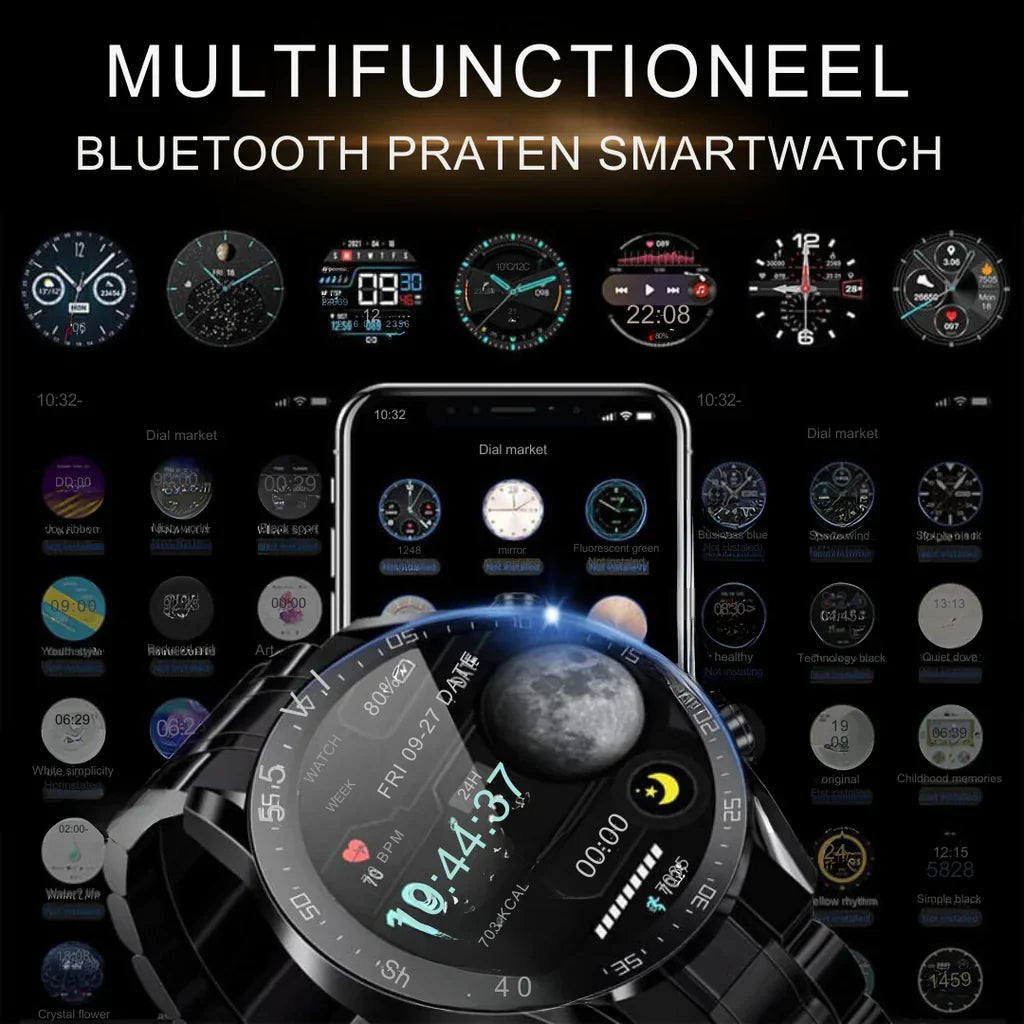 Skanto | SwissMotion - Multifunksjonell Smartklokke Med Lang Batterilevetid