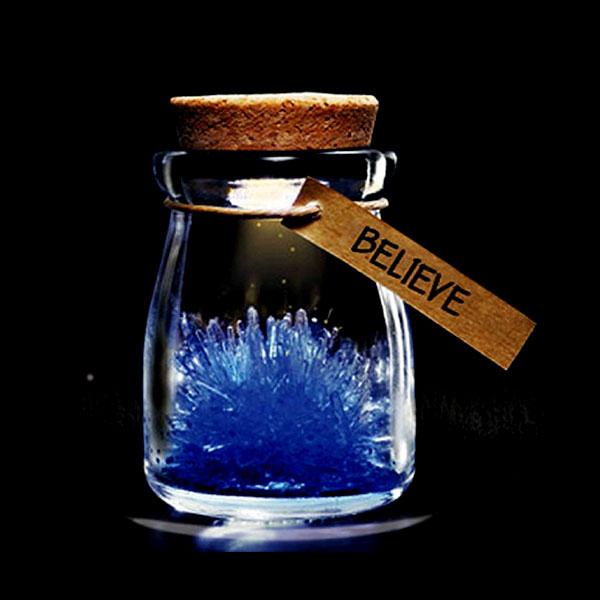 Magic Crystal Growing Jar Kit (Ulike farger og meldinger) | Skanto