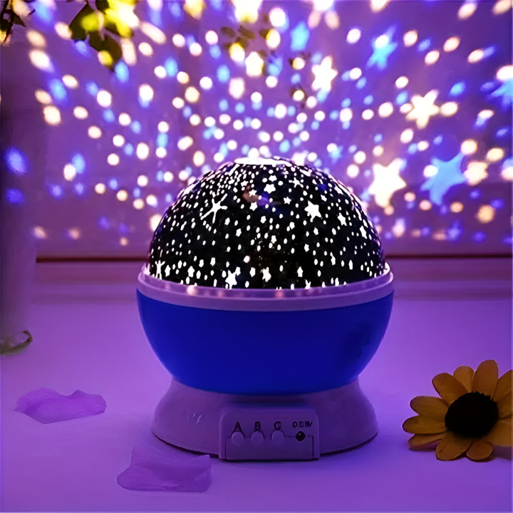 Skanto | Stjerneprosjektor Nattlampe med roterbart himmeldesign