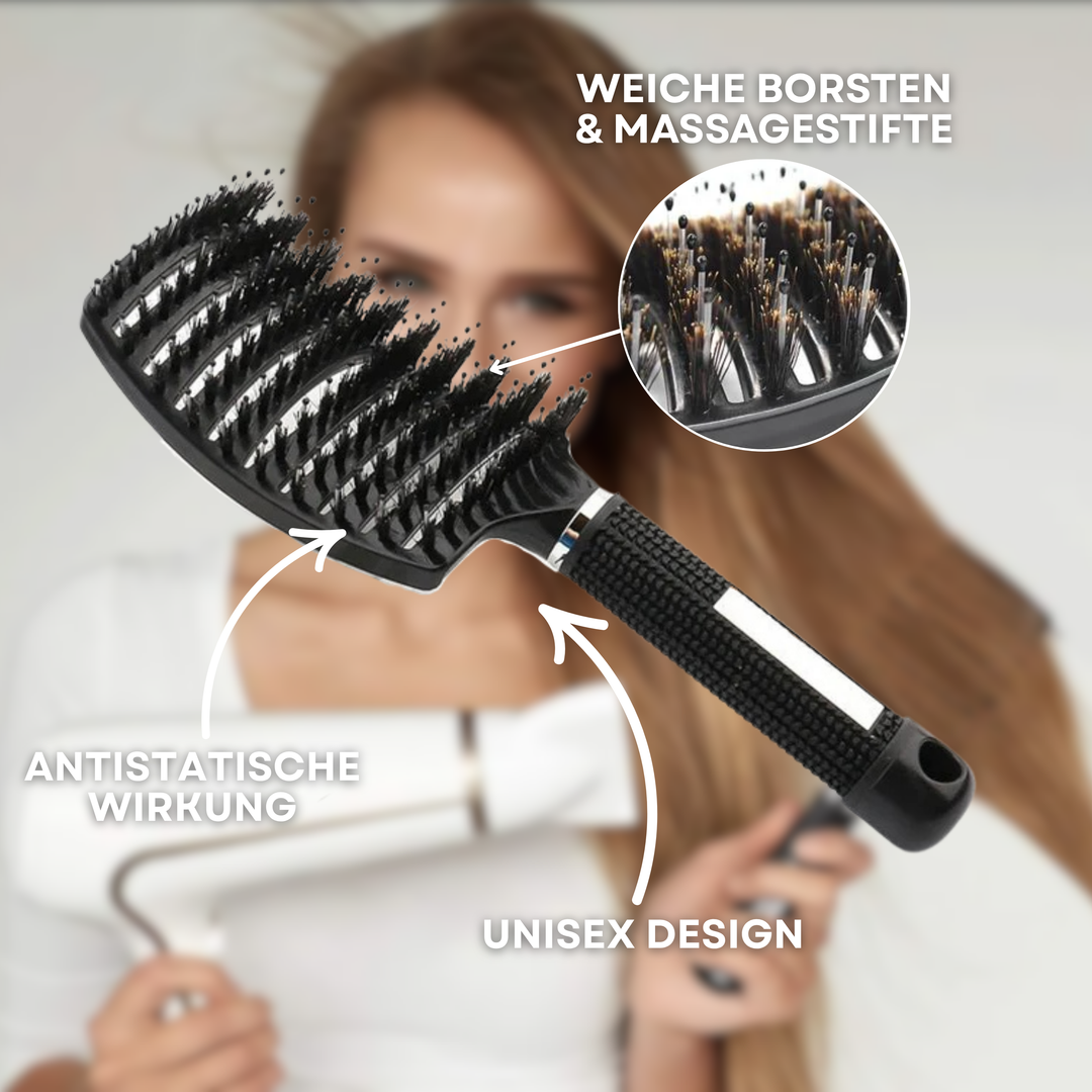 Skanto | Magic Hair Brush for Pain-Free Detangling & Shiny Hair
