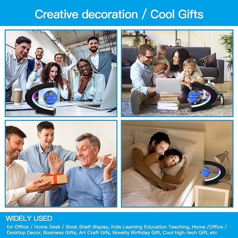 Skanto | Magnetisk Levitasjons Globus Ornament