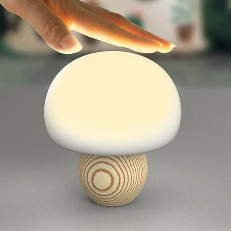 Magnetisk LED Sopp Bordlampe – Dekorativ Nattlys med Berøringskontroll | Skanto