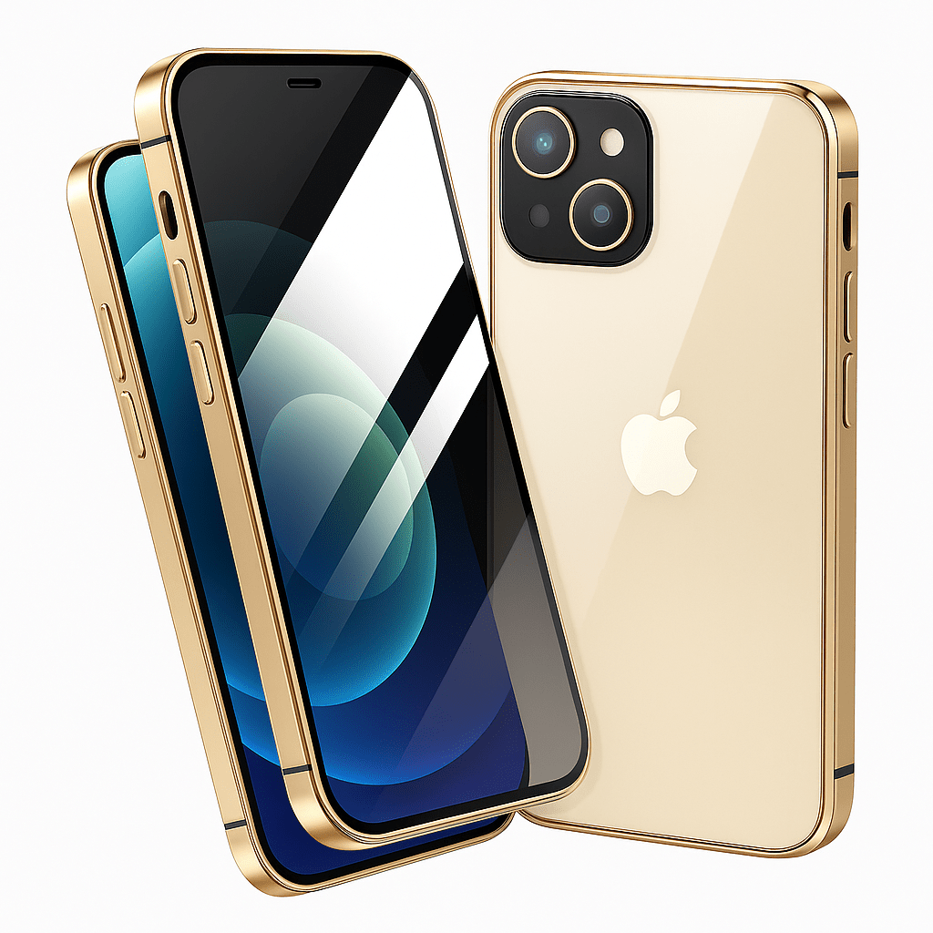 Skanto | Magnetisk personvernbeskyttelsesdeksel for iPhone med skjermbeskyttelse