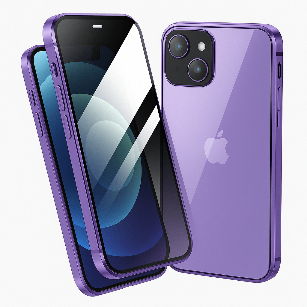 Skanto | Magnetisk personvernbeskyttelsesdeksel for iPhone med skjermbeskyttelse