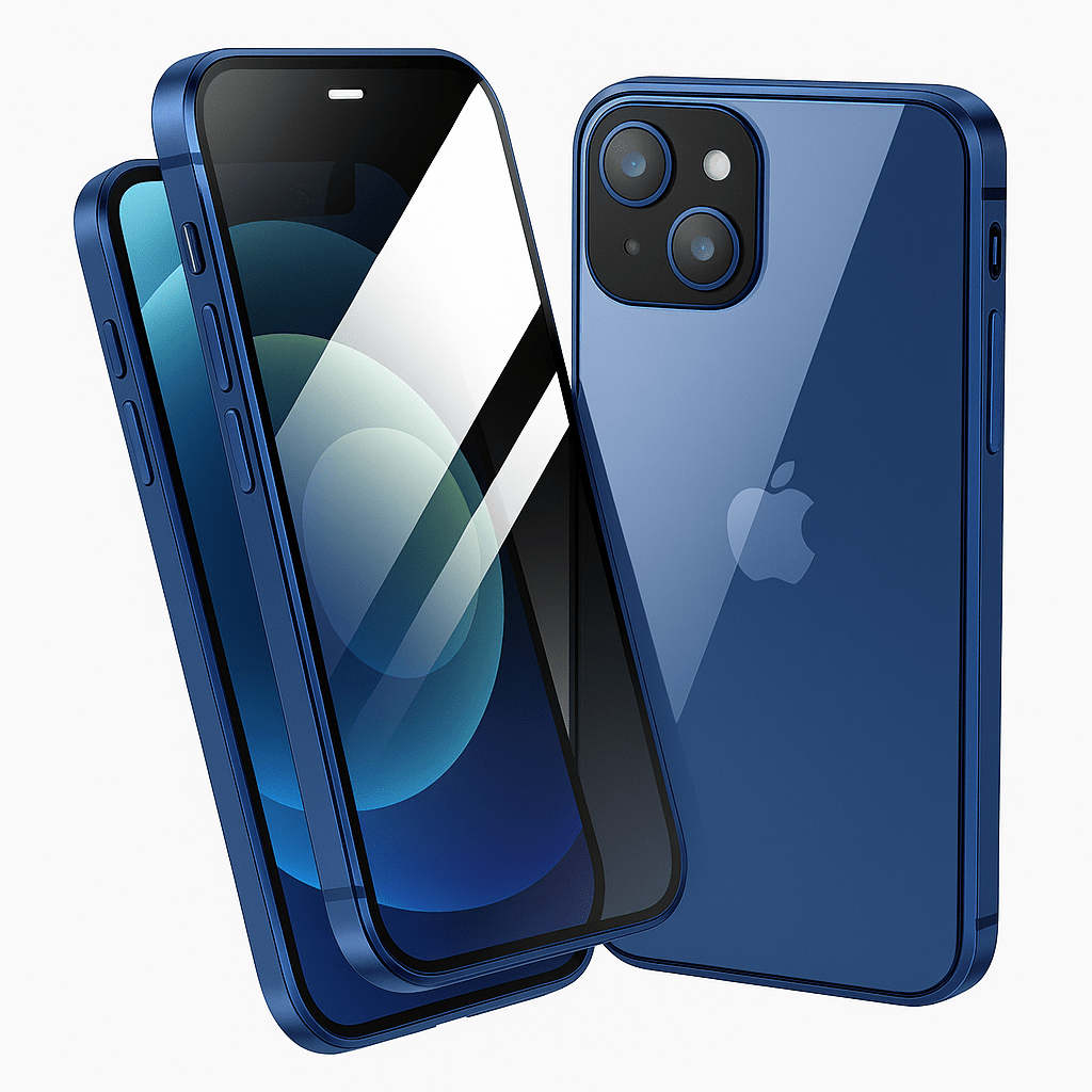 Skanto | Magnetisk personvernbeskyttelsesdeksel for iPhone med skjermbeskyttelse