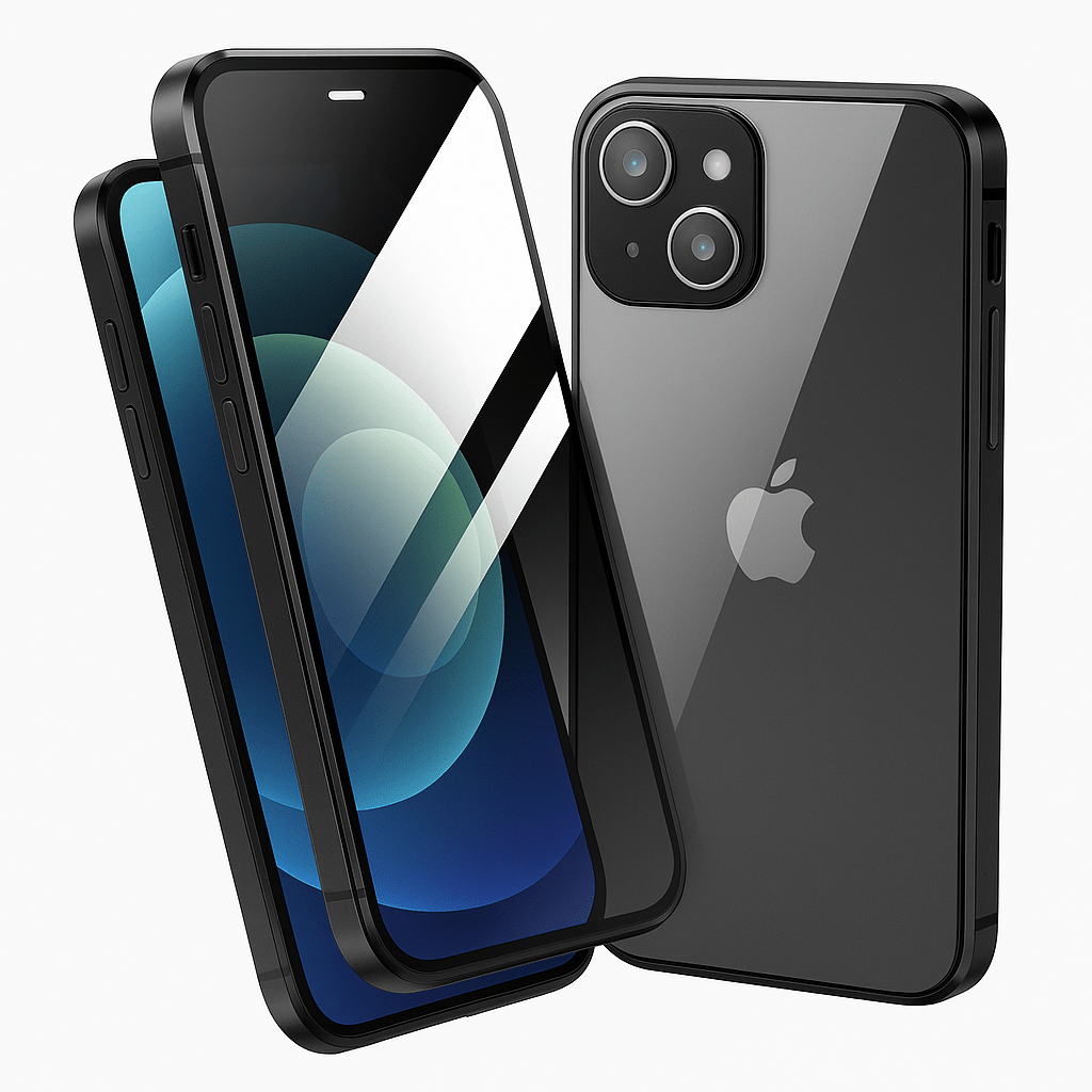 Skanto | Magnetisk personvernbeskyttelsesdeksel for iPhone med skjermbeskyttelse