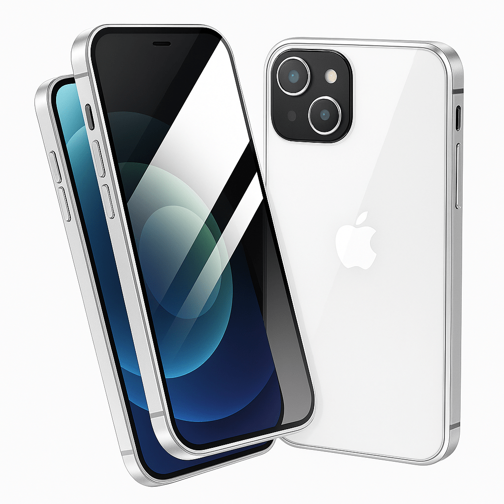 Skanto | Magnetisk personvernbeskyttelsesdeksel for iPhone med skjermbeskyttelse
