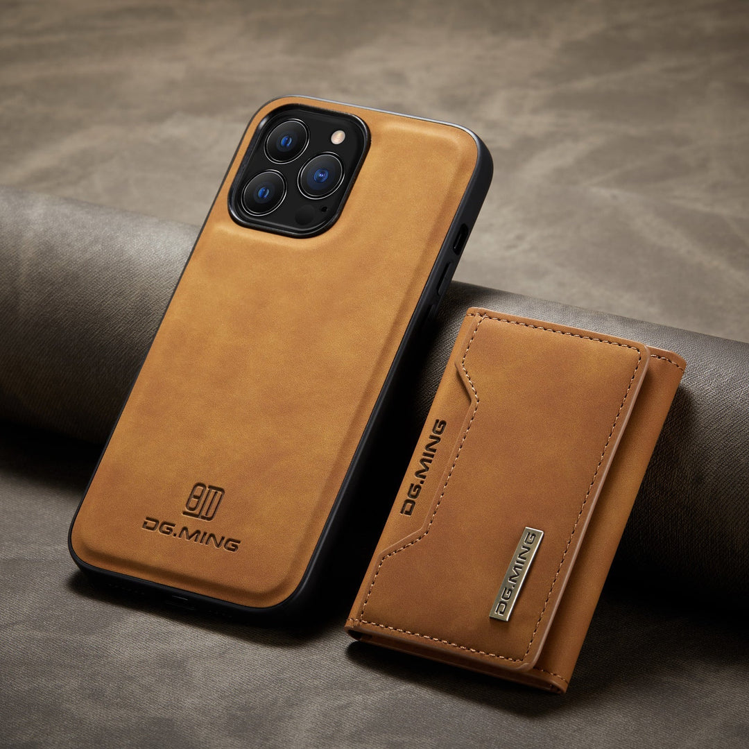 Skanto | 2 i 1 avtakbar skinnlommebokdeksel for iPhone