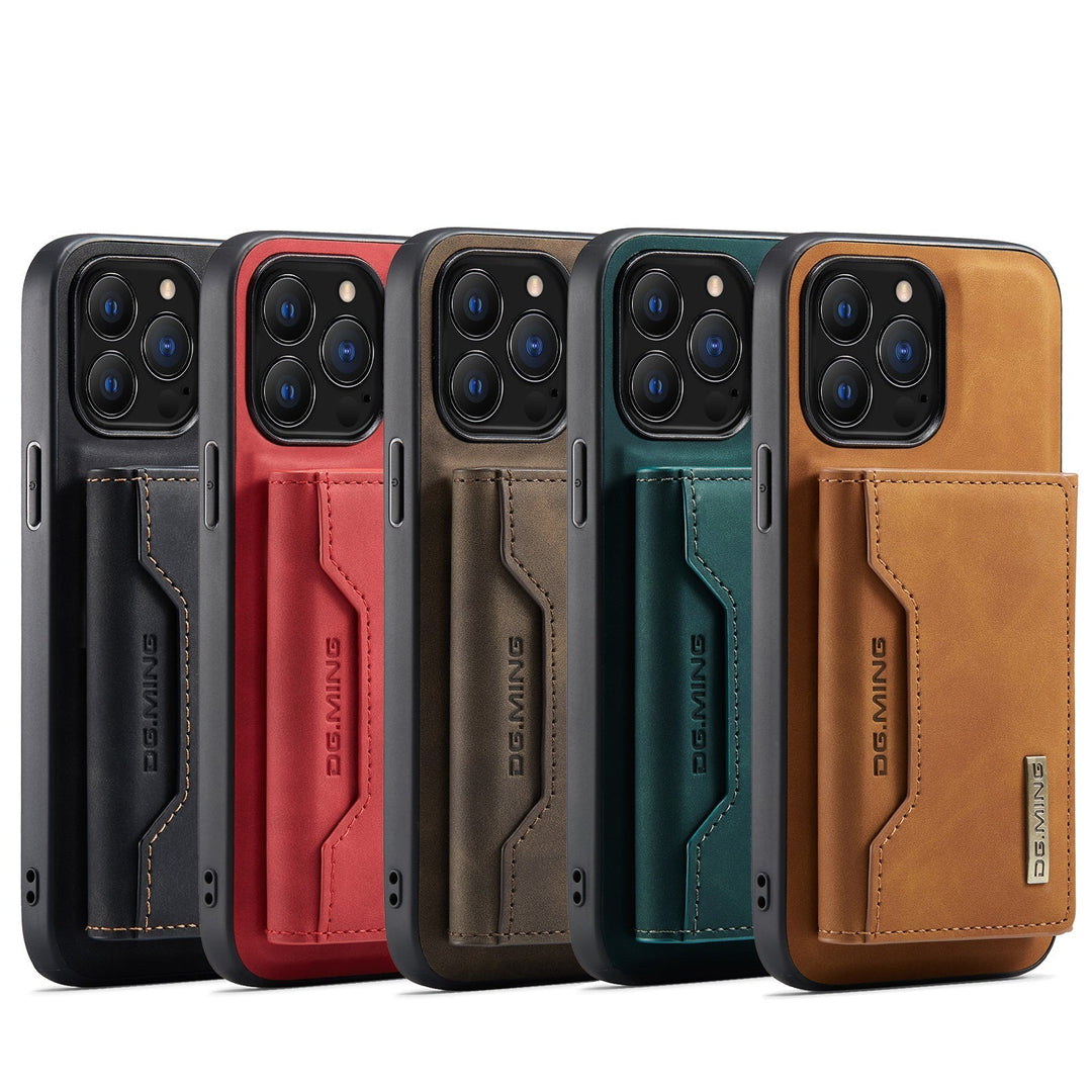 Skanto | 2 i 1 avtakbar skinnlommebokdeksel for iPhone