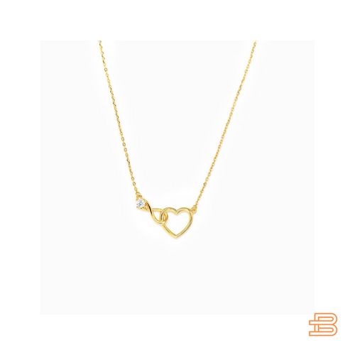 HeartBond Necklace – Tidløst Smykke av Knyttet Kjærlighet Skanto