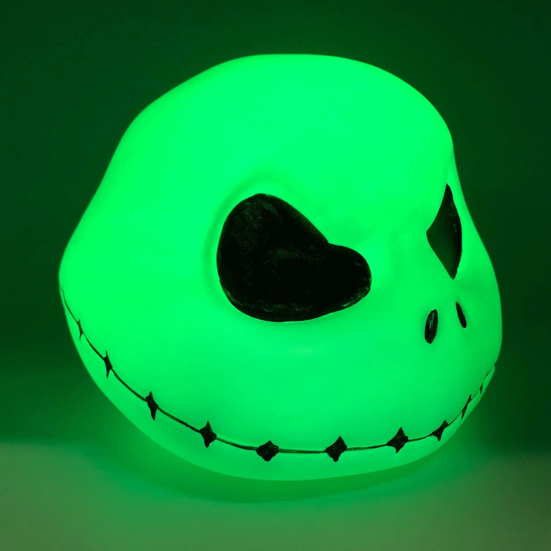 Skanto | Halloween Jack Skellington Nattlampe – Fargerik Anime Figur Lampe Ornament fra The Nightmare Before Christmas Festdekorasjon