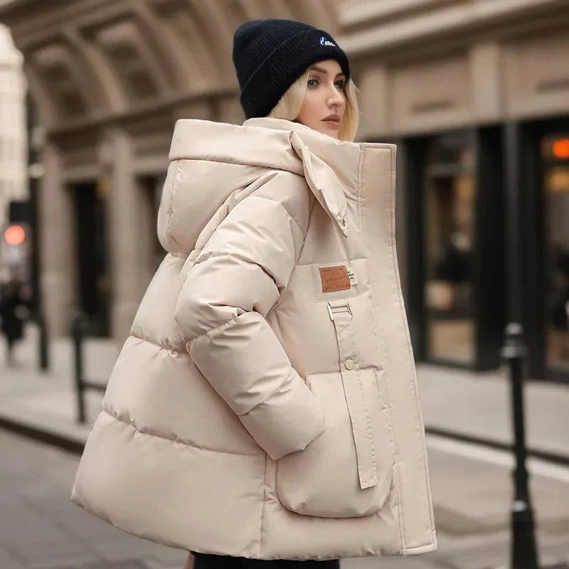 Skanto | SnowShield Vinterjakke Dame | Vanntett og Isolerende | Slim-Fit
