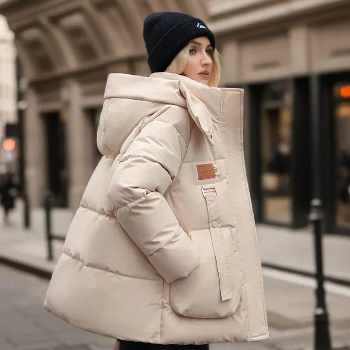 Skanto | SnowShield Vinterjakke Dame | Vanntett og Isolerende | Slim-Fit