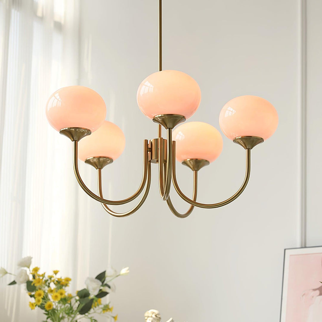 Skanto | AuroraGlow - Marshmallow Chandelier