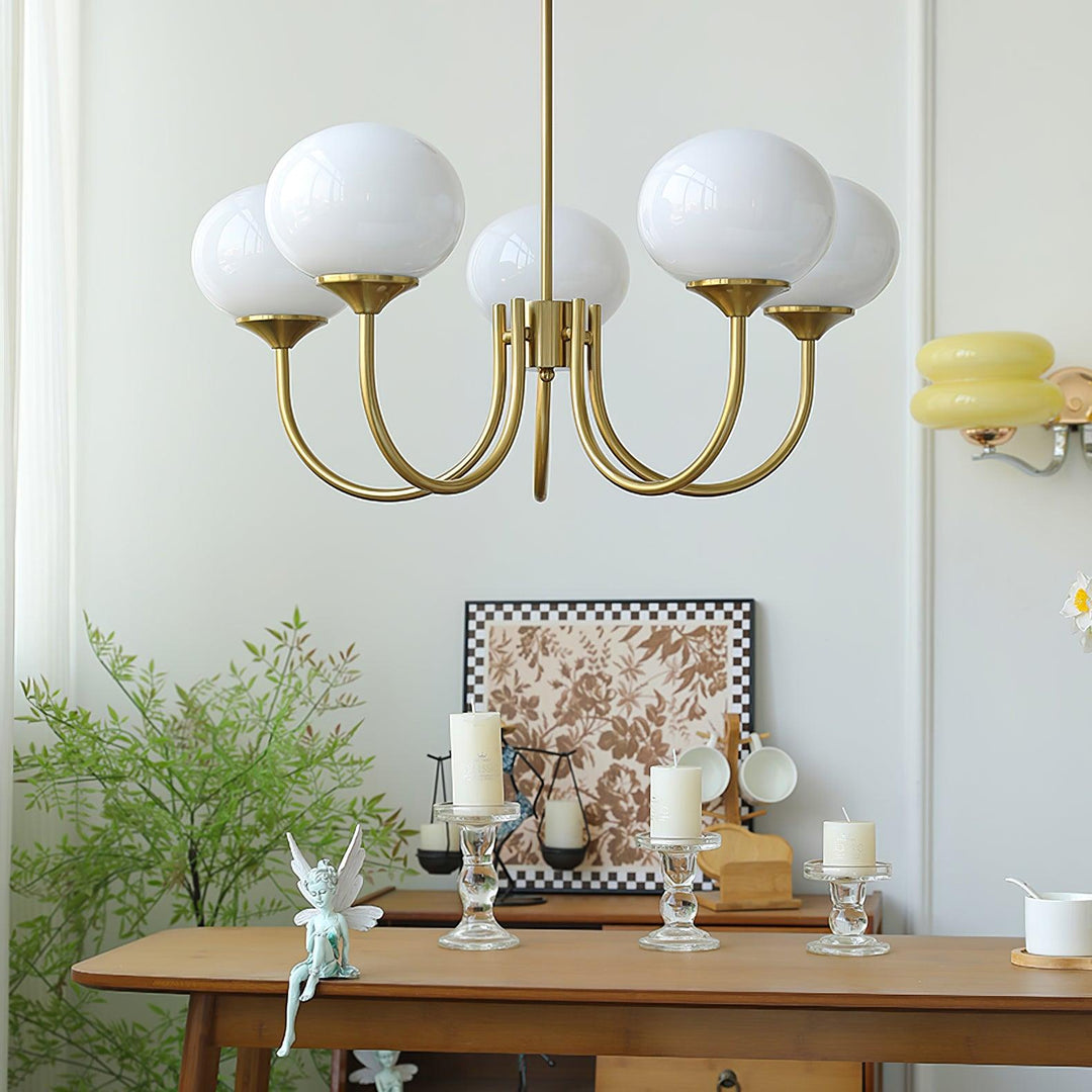 Skanto | AuroraGlow - Marshmallow Chandelier