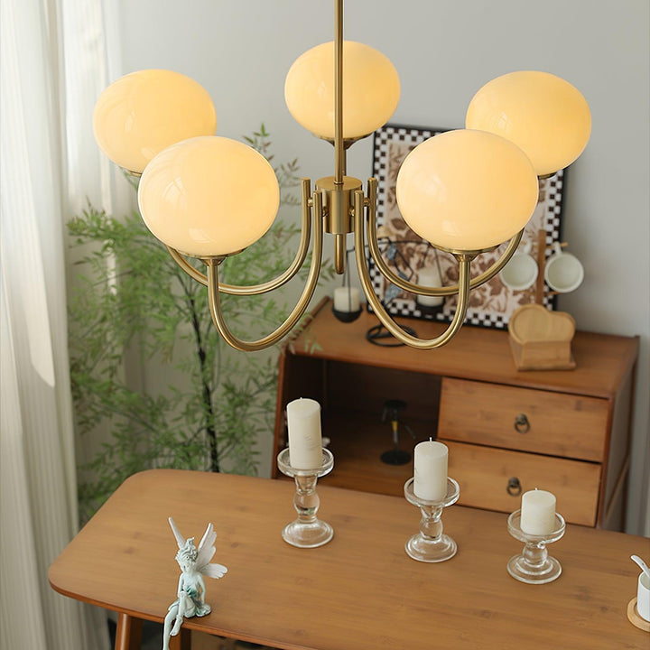 Skanto | AuroraGlow - Marshmallow Chandelier