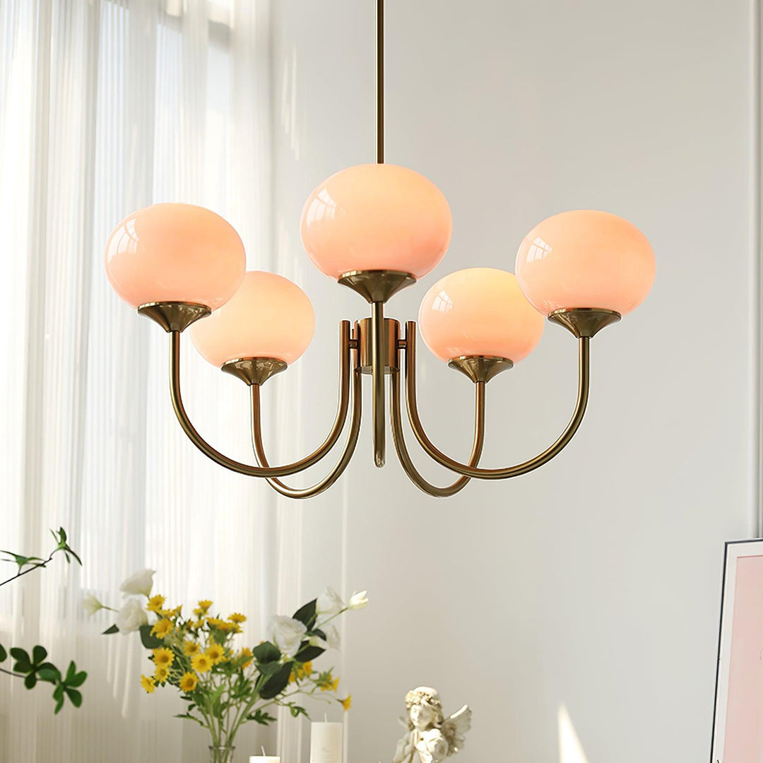 Skanto | AuroraGlow - Marshmallow Chandelier