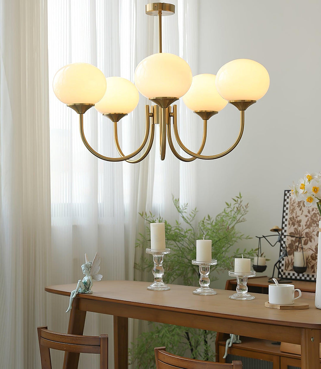 Skanto | AuroraGlow - Marshmallow Chandelier