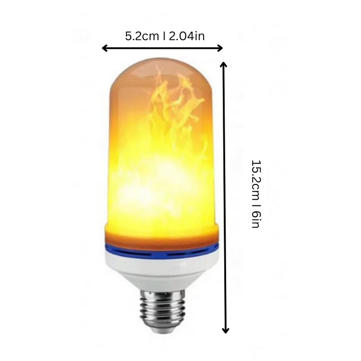 Skanto | FlameGlow LED-lampe – Flammende effekt for varm og koselig atmosfære