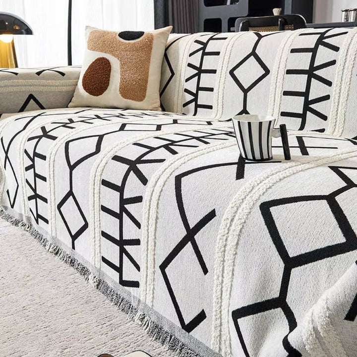 Skanto | Maze Four-Season Chenille Sofa Cover