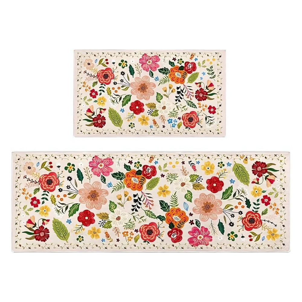 Skanto | Meadow Boho Floral Kjøkkenteppesett