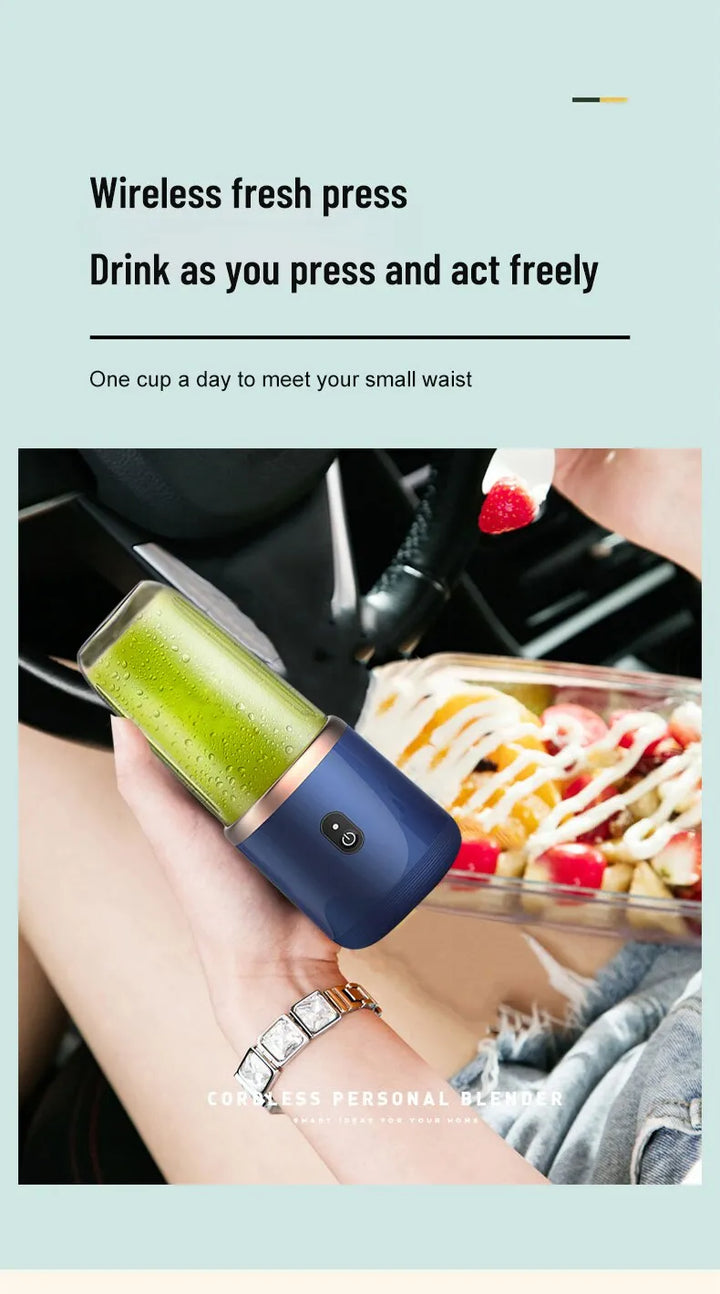BlendMaster Portable – Elektrisk Juicepresse for Hjemmebruk Skanto