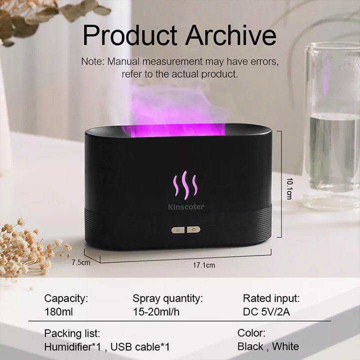 AromaMist Diffuser – Ultralyd Duftdistributør med Kald Tåke Skanto
