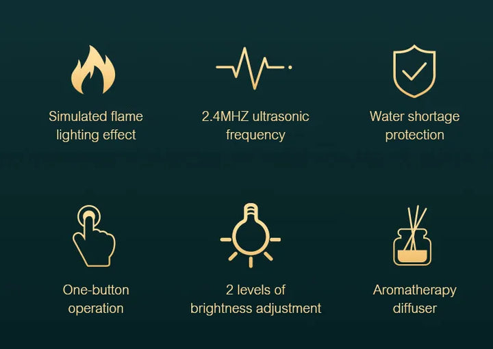 AromaMist Diffuser – Ultralyd Duftdistributør med Kald Tåke Skanto