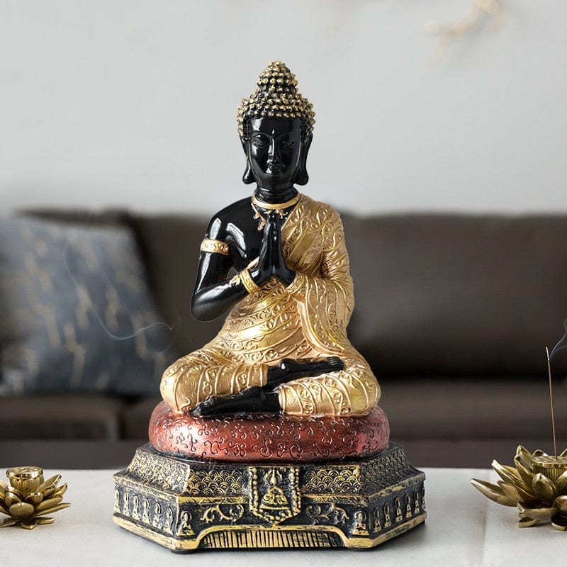 Mediterende Buddha Statue Skanto