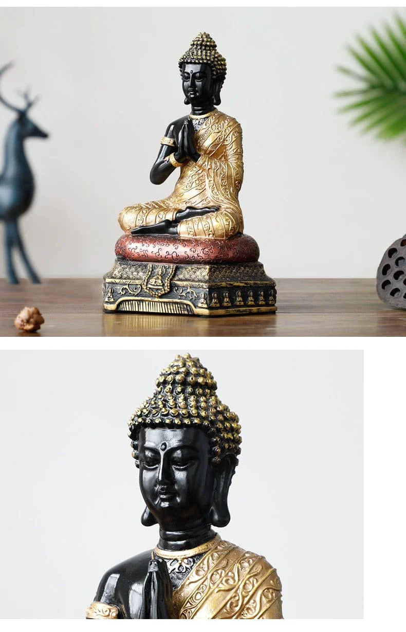Mediterende Buddha Statue Skanto