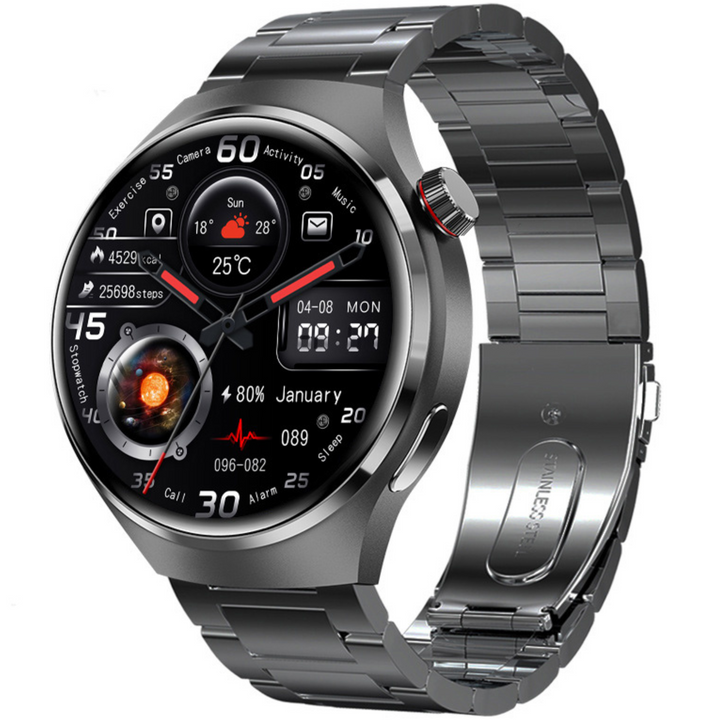 Skanto |  Smartklokke: Ideell for Sport, Forretning & Livsstil Ekg, Amoled Hd, Bluetooth, Hjertefrekvens Begrenset Utgave