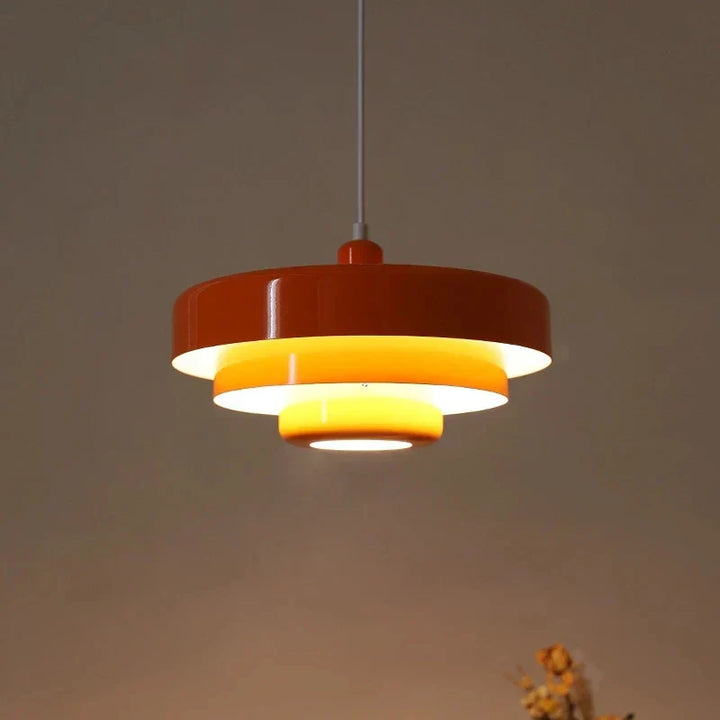 Middelalderskandinavisk pendellampe – Retro Bauhaus-design | Varme LED-lys