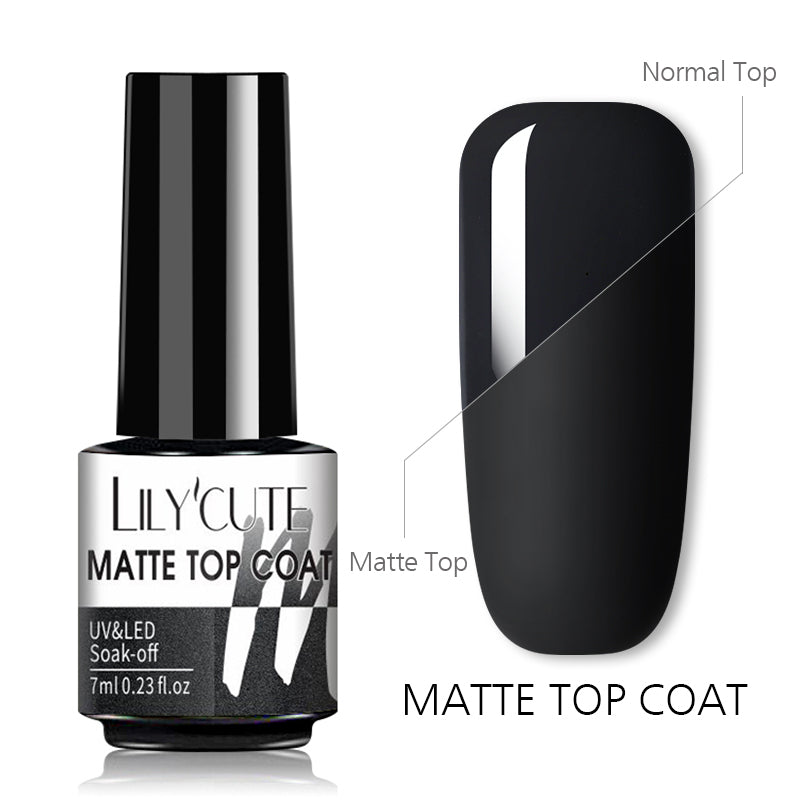 Midnattsmatte svart neglelakk | Skanto