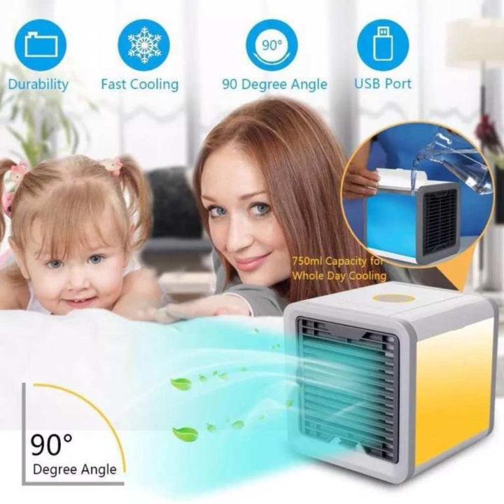 Frost Air Lite Bærbar Klimaanlegg Mini Luftkjøler AC 550ml Vannutskift | Skanto