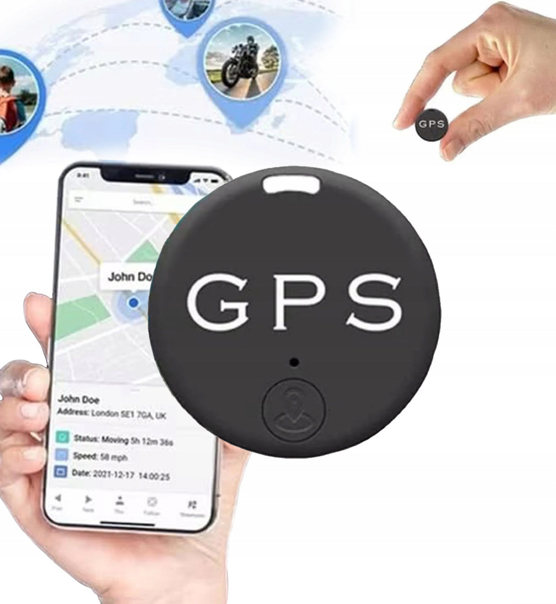 Skanto | Mini Magnetisk GPS Tracker – Sanntidsplassering, Sterk Magnet og Lang Batterilevetid
