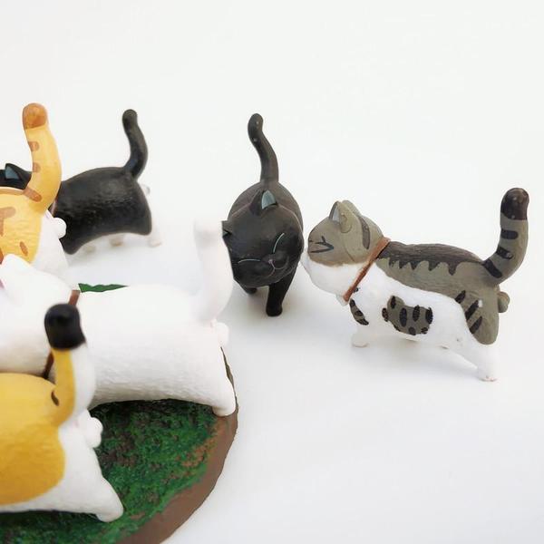Mini Spaserende Katt Figurer | Skanto