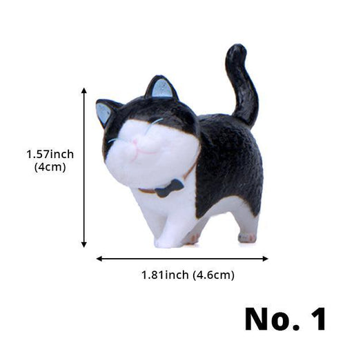 Mini Gåtur Katt Figurer | Skanto