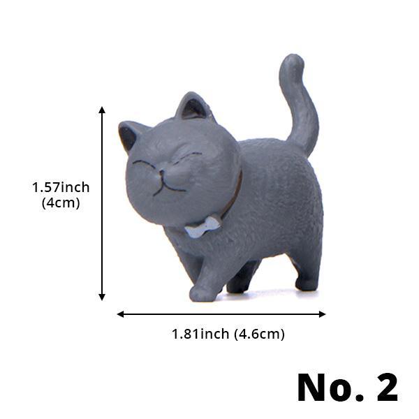 Mini Gåtur Katt Figurer | Skanto