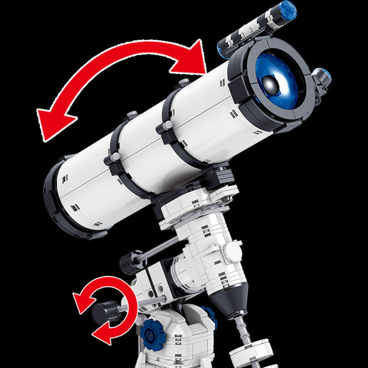 Mini astronomisk teleskop byggeklosser leketøy | Skanto