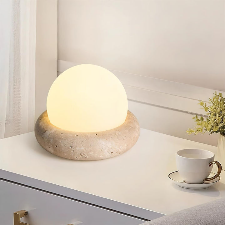 Skanto | Travertin Bordlampe