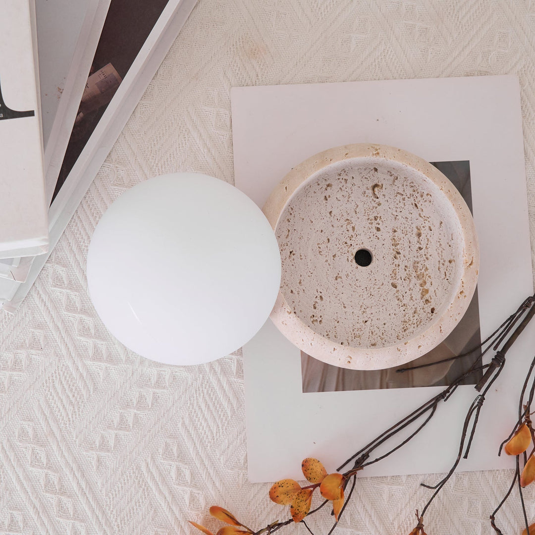 Skanto | Travertin Bordlampe