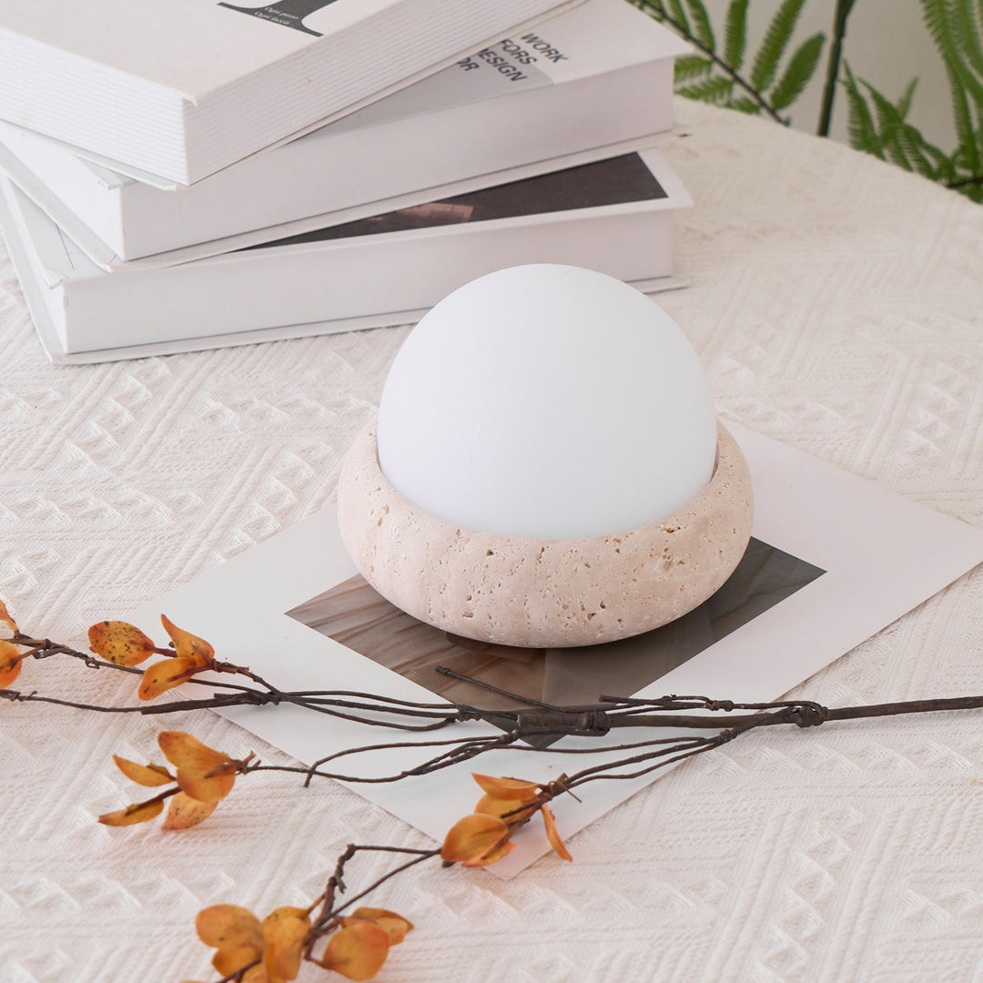 Skanto | Travertin Bordlampe