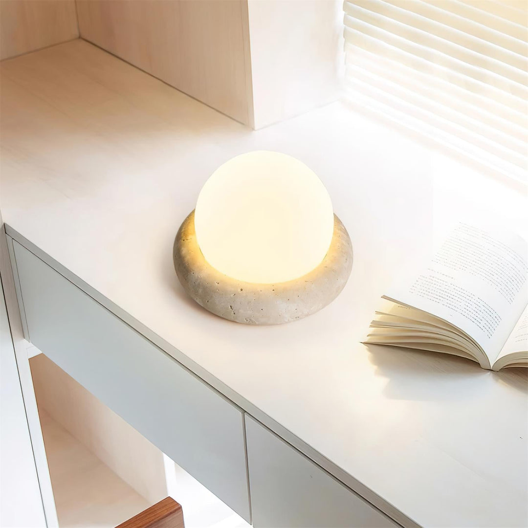 Skanto | Travertin Bordlampe