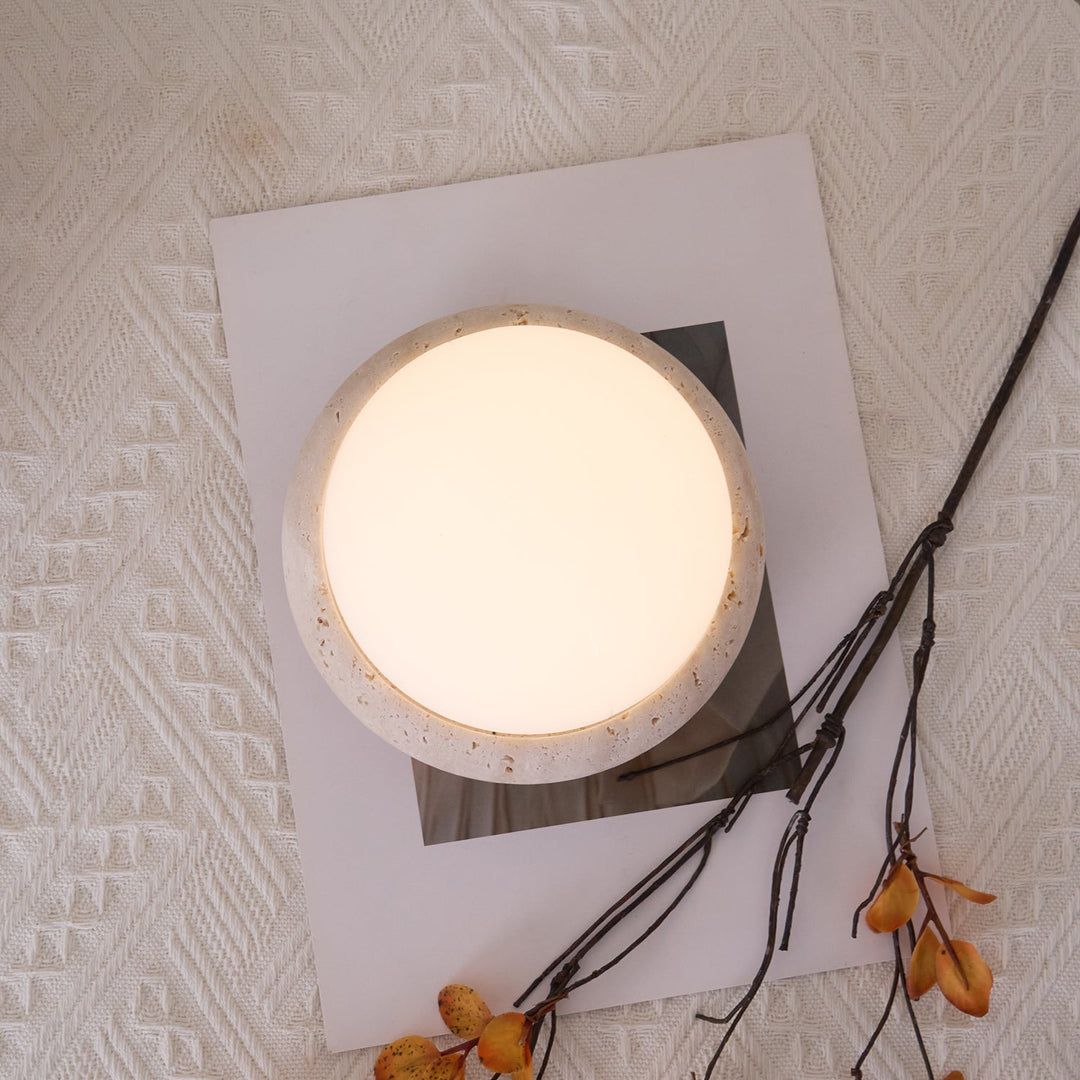 Skanto | Travertin Bordlampe