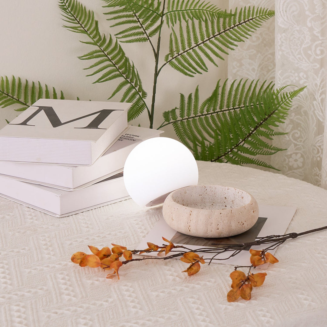 Skanto | Travertin Bordlampe