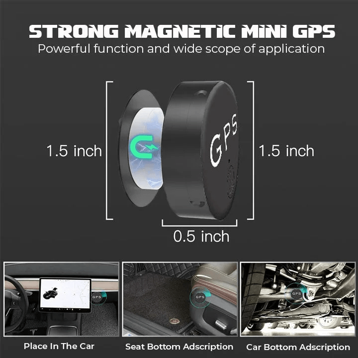 Skanto | Mini Magnetisk Bluetooth Anti-Tap Enhet for Sanntidssporing